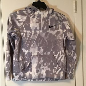 Nike Grey & White Graffiti/ Camo Hoodie